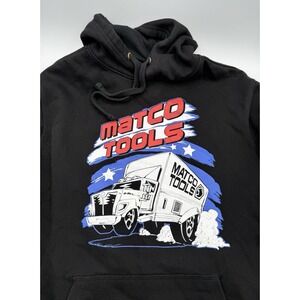 Matco Tools Sz Medium Black Pullover Hoodie Sweatshirt Tool Truck